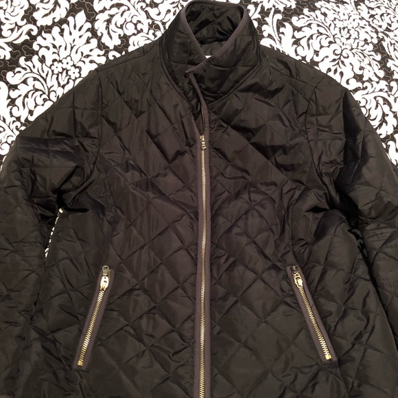 Jackets & Blazers - Black quilted barn coat
